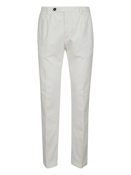  Massimo Alba Pantalones De Algodón - Blanco 