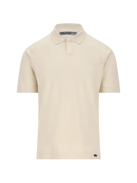  Massimo Osti Studio Polo Con Logo - Neutro 