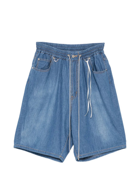 Mastermind Japan Bermudas Con Parche De Calavera - Azul 