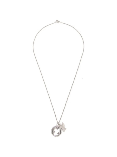  Masu Collar Angel Hole Coin - Plateado 