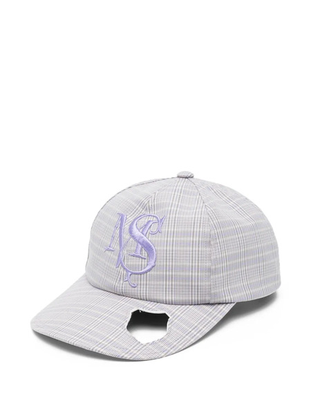  Masu Gorra A Cuadros - Morado 