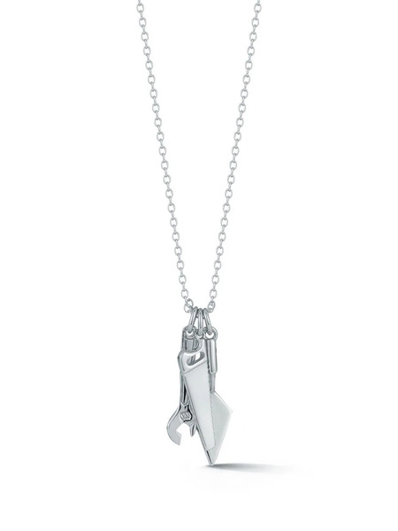  Mateo Collar Con Charm - Plateado 