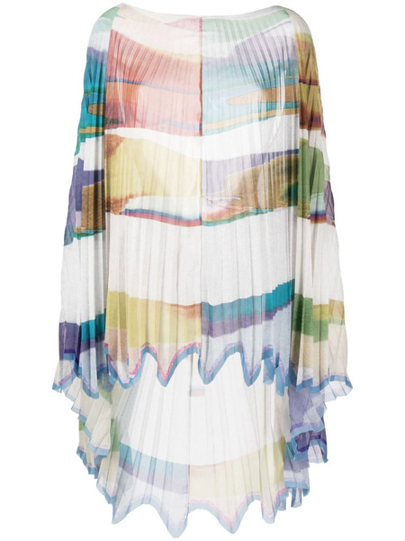  Maticevski Túnica Manifest Drapeada Con Estampado Abstracto - Multicolor 