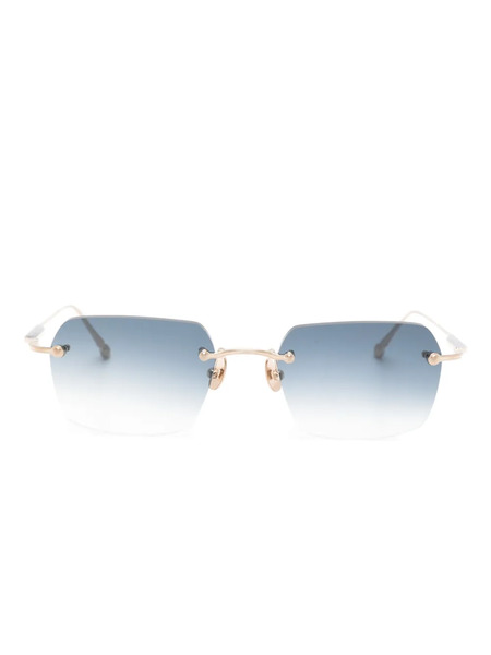  Matsuda Gafas De Sol Con Montura Rectangular - Dorado 