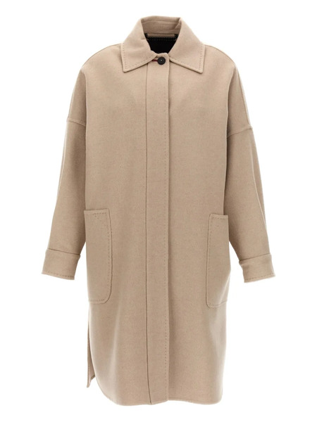  Max Mara Abrigo De Cachemira - Neutro 