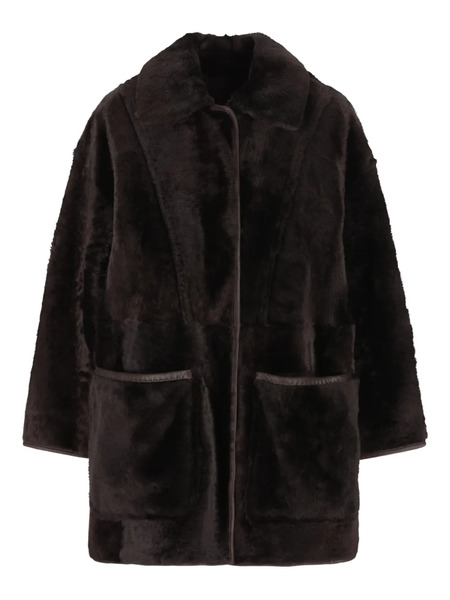  Max Mara Abrigo Reversible - Marrón 