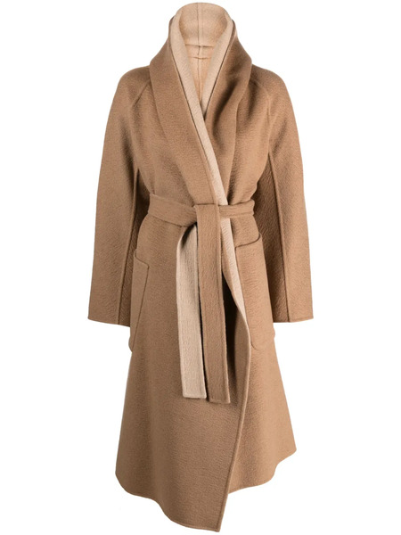  Max Mara Abrigo Senna Reversible - Marrón 