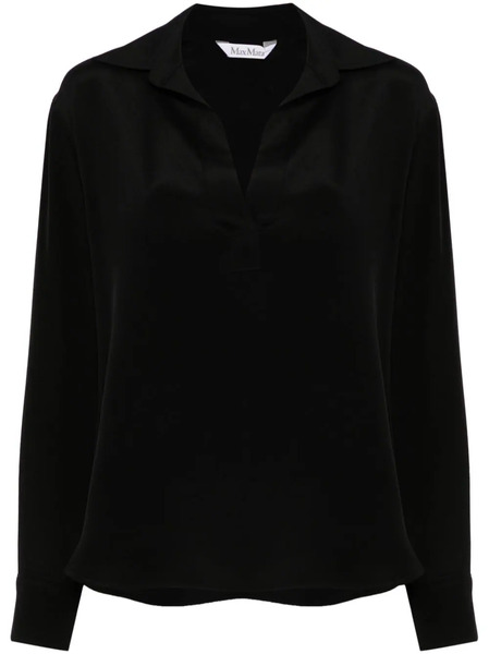  Max Mara Blusa Zanzero - Negro 