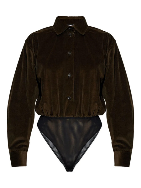 Max Mara Body De Pana - Marrón 