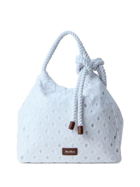  Max Mara Bolso Shopper Arte - Blanco 