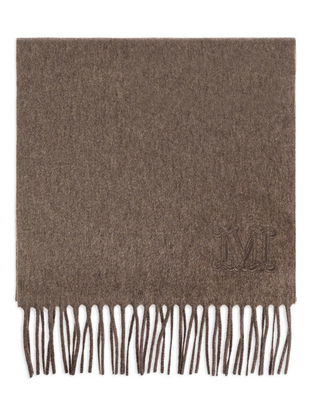  Max Mara Bufanda Con Flecos - Marrón 