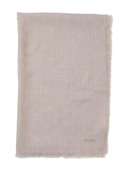  Max Mara Bufanda Magico Con Flecos - Neutro 