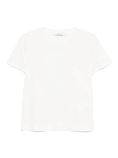  Max Mara Camiseta De Algodón - Blanco 