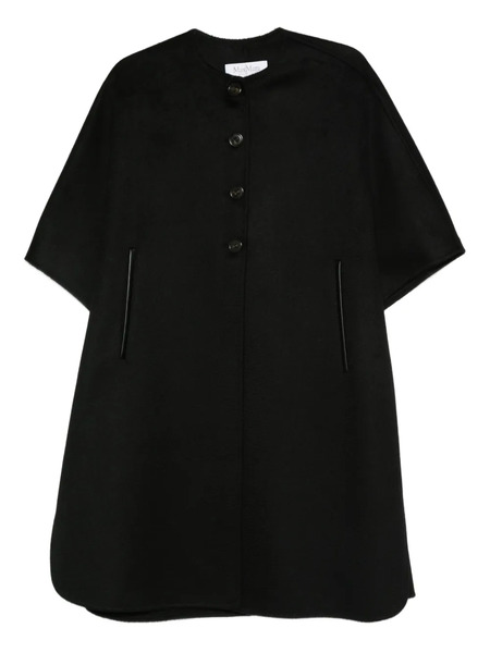  Max Mara Capa Con Cierre De Botón - Negro 