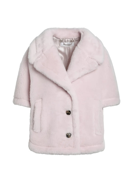  Max Mara Capa Corvino Con Botones - Rosa 