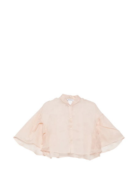  Max Mara Capa Donna Acampanada - Rosa 