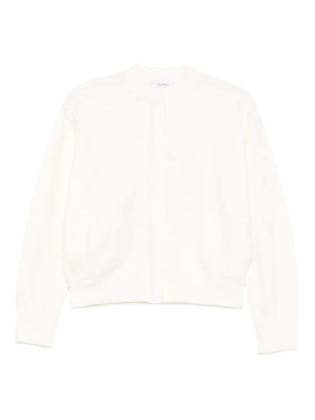  Max Mara Cárdigan Con Cuello Redondo - Blanco 