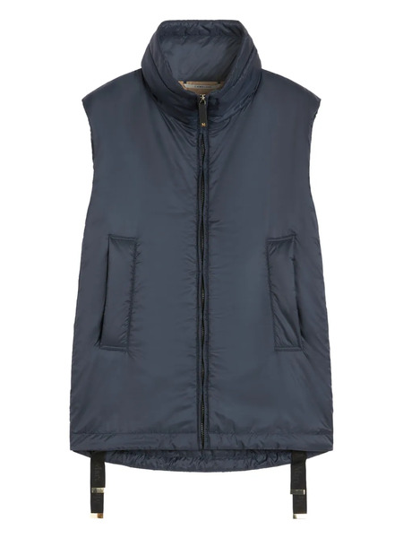  Max Mara Chaleco Con Cremallera - Azul 