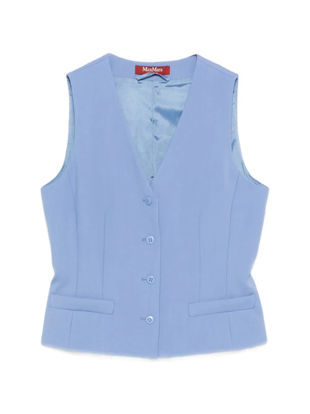  Max Mara Chaleco Mstmadia Con Botones - Azul 