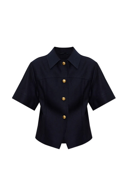  Max Mara Chaqueta Con Botones - Azul 