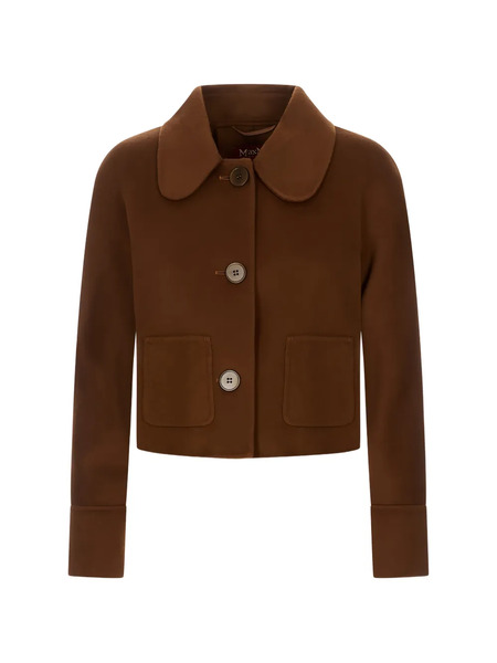  Max Mara Chaqueta Con Botones - Marrón 