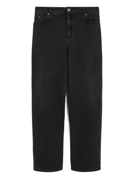  Max Mara Cinese Straight-leg Jeans - Negro 
