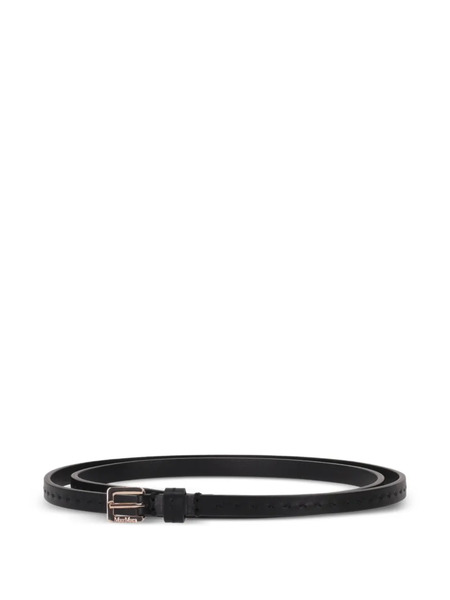  Max Mara Cinturón Con Perforaciones - Negro 