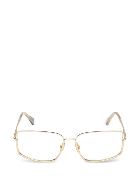  Max Mara Eyewear Gafas Con Montura Rectangular - Dorado 