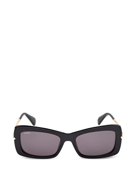  Max Mara Eyewear Gafas De Sol Con Montura Rectangular - Negro 