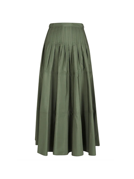 Max Mara Falda Larga Acampanada - Verde 