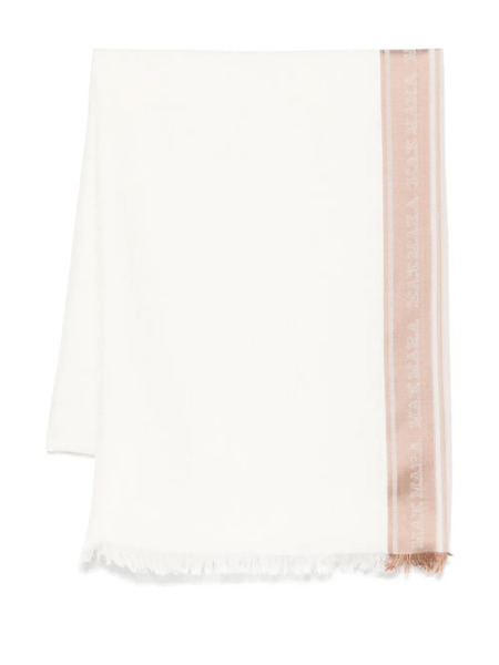  Max Mara Fular Madre - Blanco 