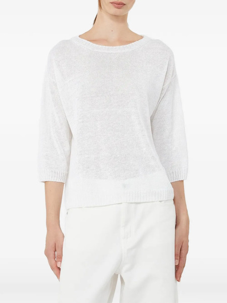  Max Mara Jersey Cannone - Blanco 