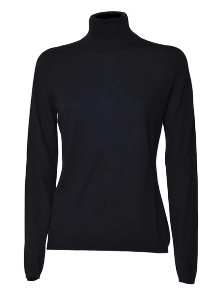  Max Mara Jersey Con Cuello Alto - Negro 