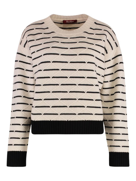  Max Mara Jersey Gettone - Blanco 