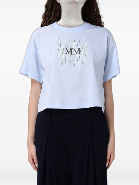  Max Mara Logo-print T-shirt - Azul 