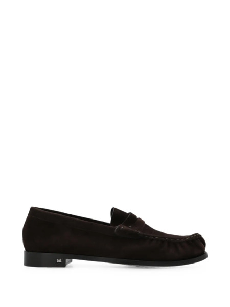  Max Mara Mocasines De Piel - Marrón 