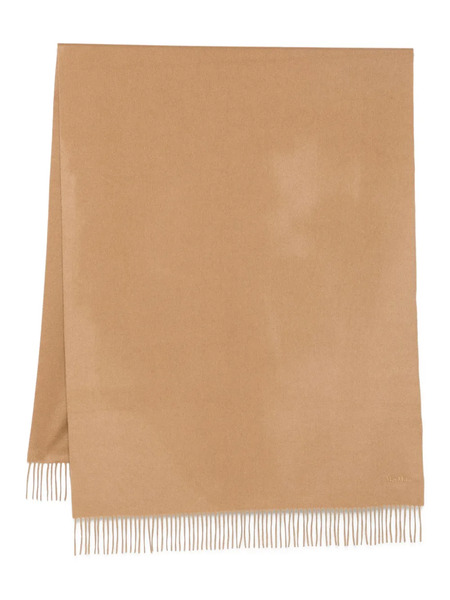  Max Mara Pashmina Con Flecos - Marrón 