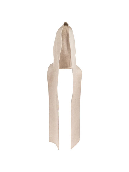  Max Mara Pashmina Erba Con Capucha - Neutro 