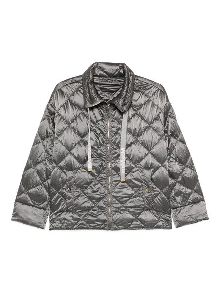  Max Mara Plumífero Estilo Boxy - Gris 