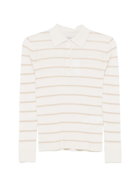 Max Mara Polo A Rayas - Neutro 