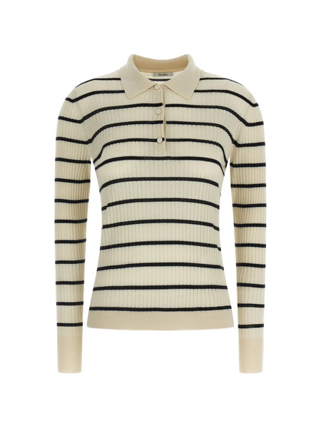  Max Mara Polo Gitano A Rayas - Neutro 