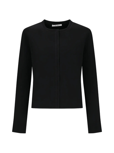  Max Mara Round Neck Cardigan - Negro 