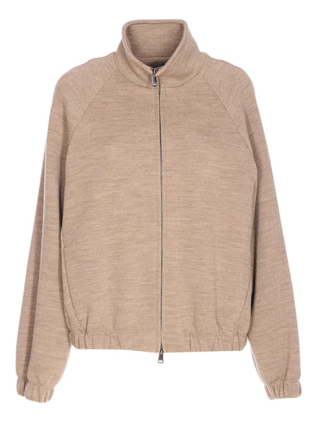  Max Mara Sudadera Con Cremallera - Neutro 