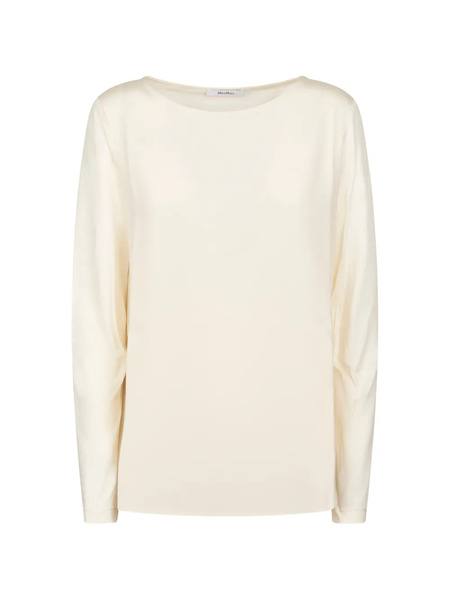  Max Mara Top Con Cuello Barco - Neutro 