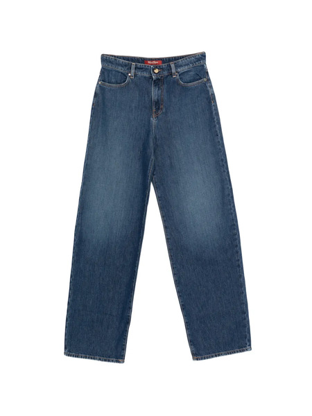  Max Mara Vaqueros Rectos - Azul 