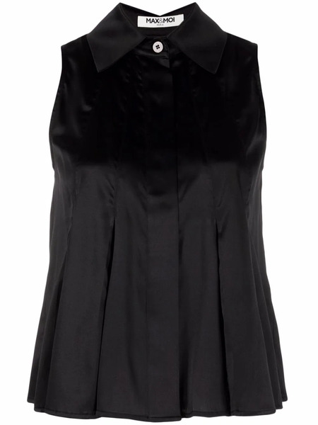  Max & Moi Blusa De Seda - Negro 