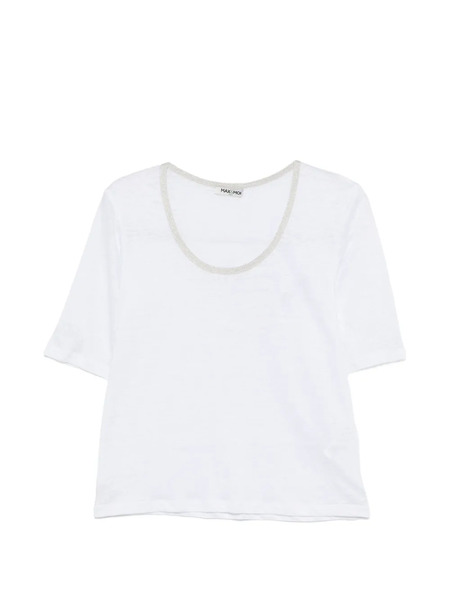  Max & Moi Camiseta Con Cuello Redondo - Blanco 
