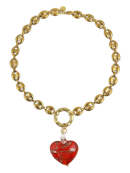  Mayol Collar Heart Of Glass - Dorado 