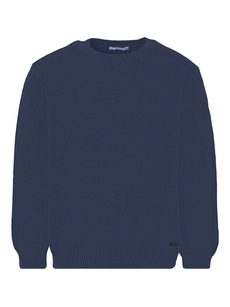  Mayoral Jersey De Algodón Con Cuello Redondo - Azul 