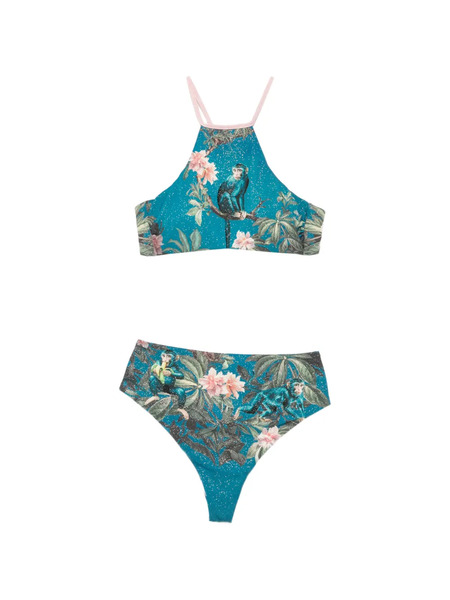  Mazzei Bikini Con Mono Estampado - Azul 